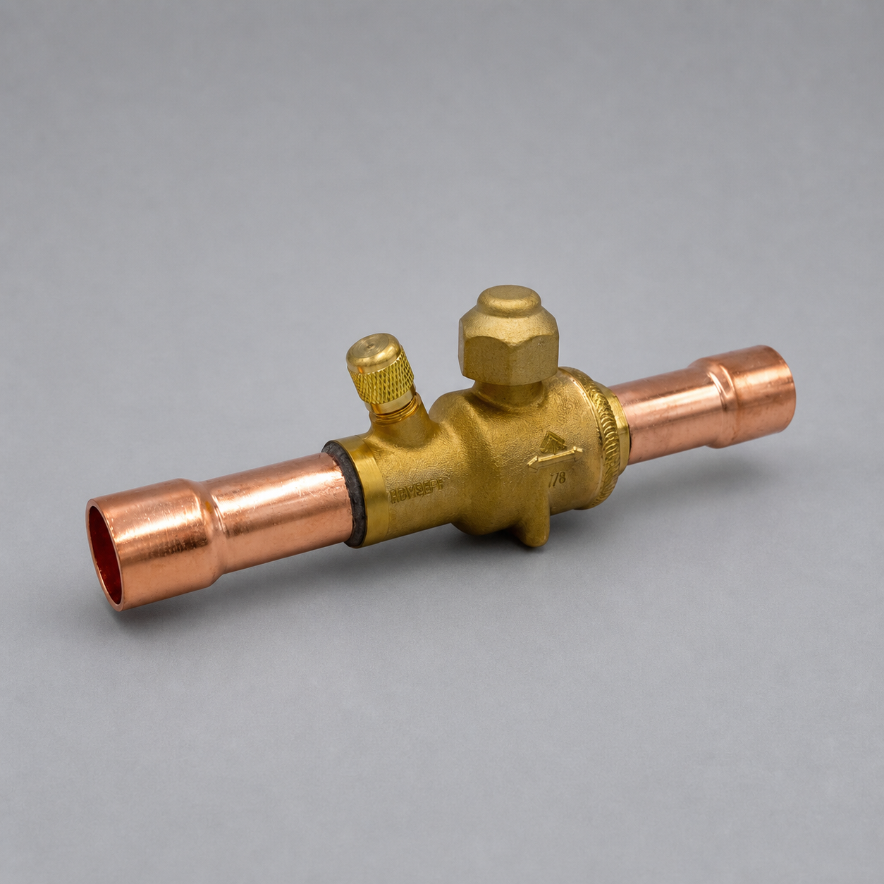 HONGSEN HBV One-Piece Refrigeration Ball Valve with ODF Connections