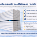 PU Cold Room Panel 50-200mm Insulated Sandwich Panel
