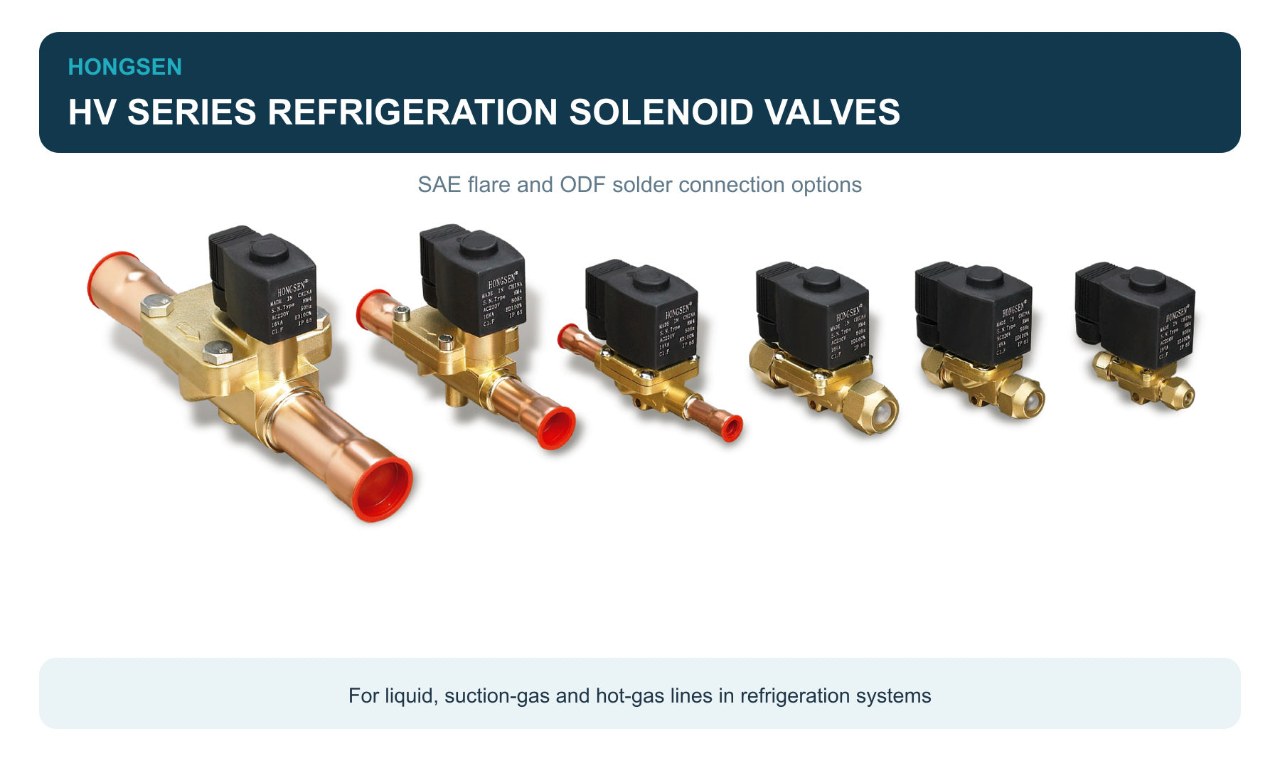 HONGSEN HV Series Refrigeration Solenoid Valves