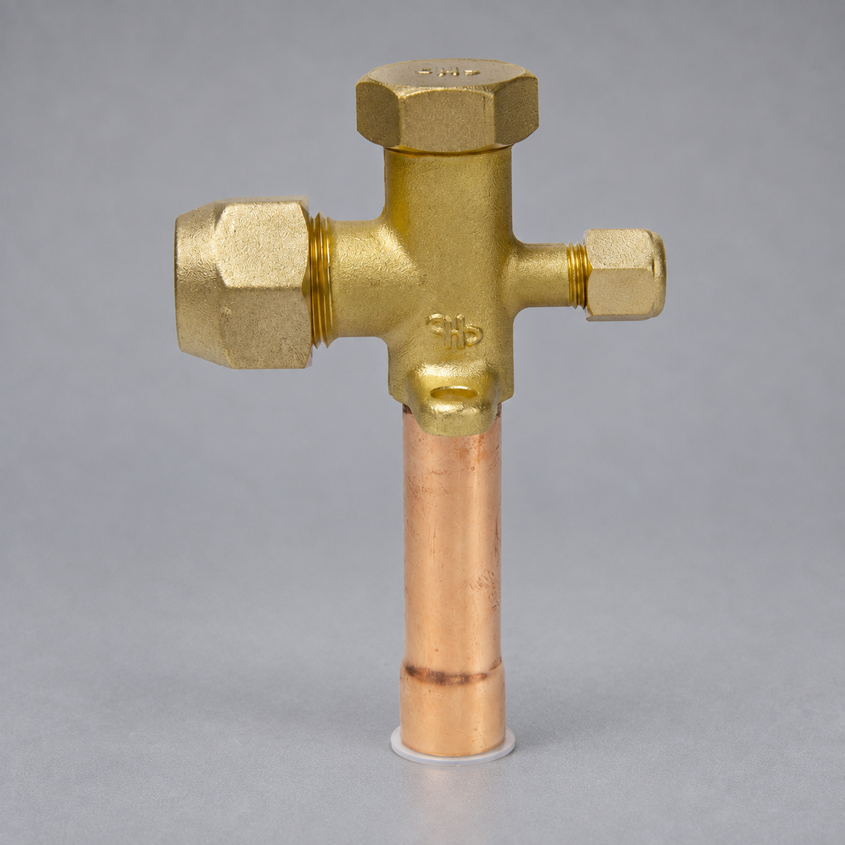 HENGSEN R410A Air Conditioning Service Valves | Straight Tube with Charging Port