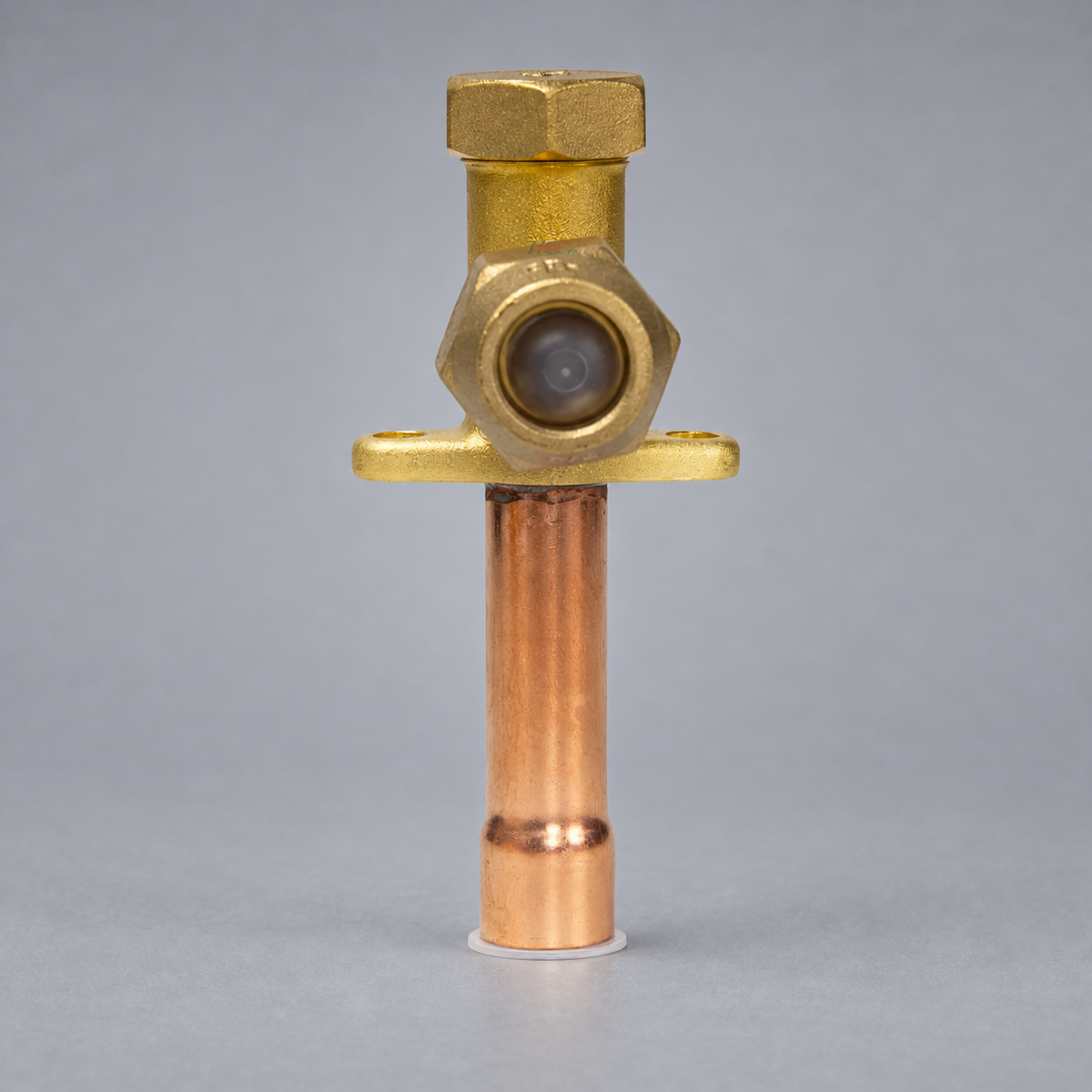 HENGSEN R22 Air Conditioning Service Valves | Straight & Bent Copper Tube