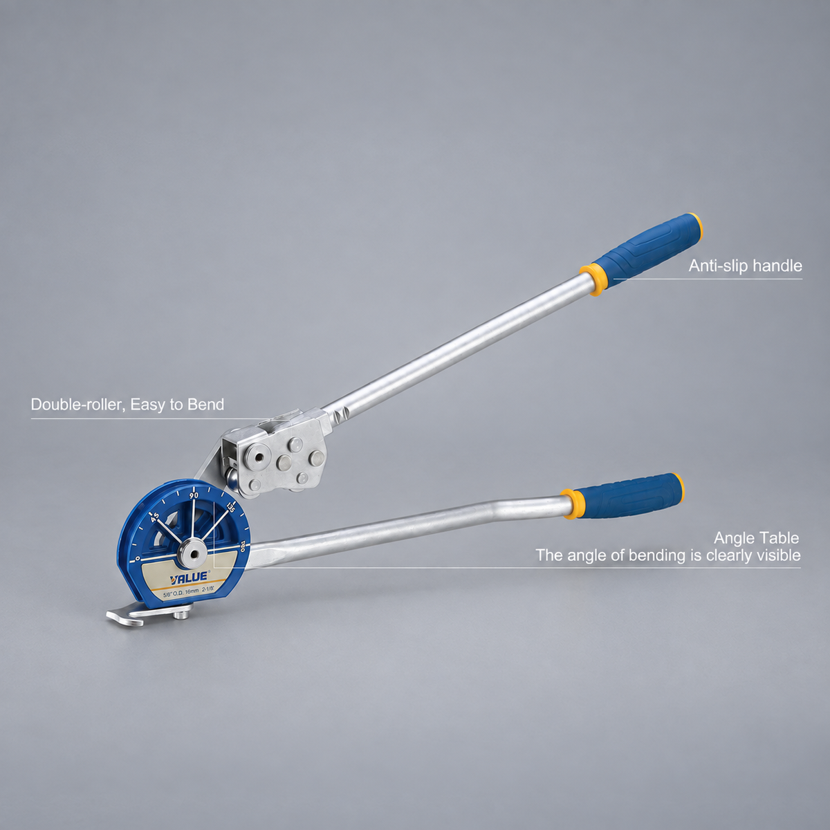 VALUE VBT Lever Tube Benders – Imperial & Metric Sizes, 0–180° Bending
